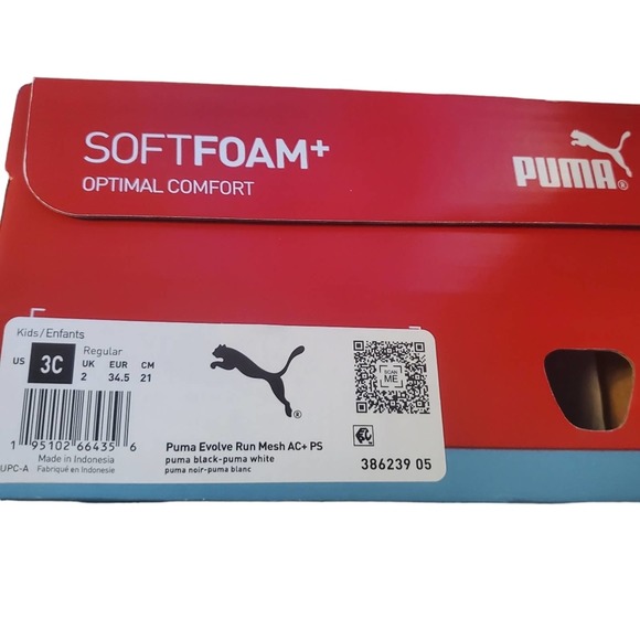 PUMA Kids' Evolve Mesh Sneaker SIZE 3 - Picture 8 of 9